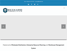 Tablet Screenshot of beckard.com